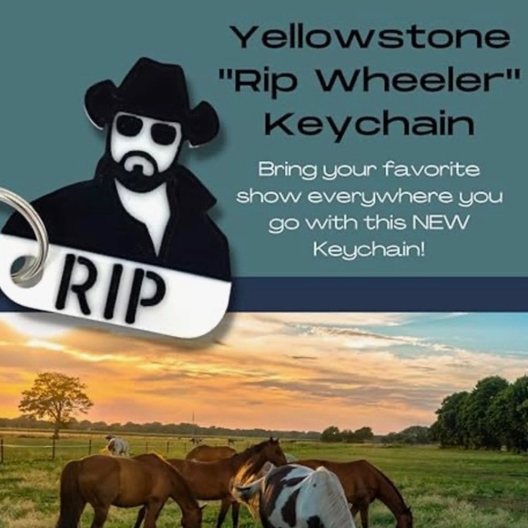 Yellowstone Rip Keychain - Picture 3 of 5